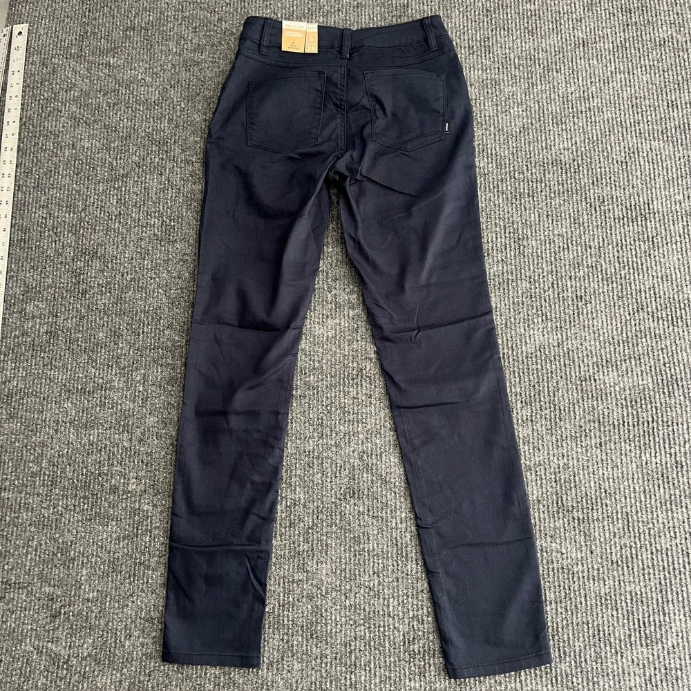 NWT Prana Women's 0 RG Kayla High Rise Jeans Indie‎ Blue Organic Stretch Denim
